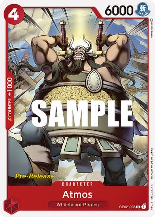 Image of Atmos (OP02-003) - Paramount War Pre-Release Cards
